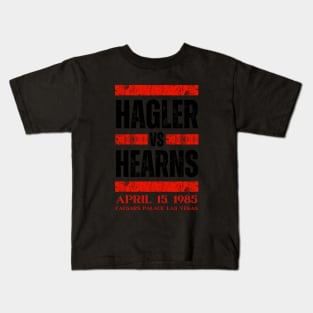 Hagler Vs Hearns Vintage Kids T-Shirt